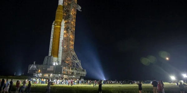 Racheta SLS a NASA pentru misiunea Artemis Foto EPA EFE