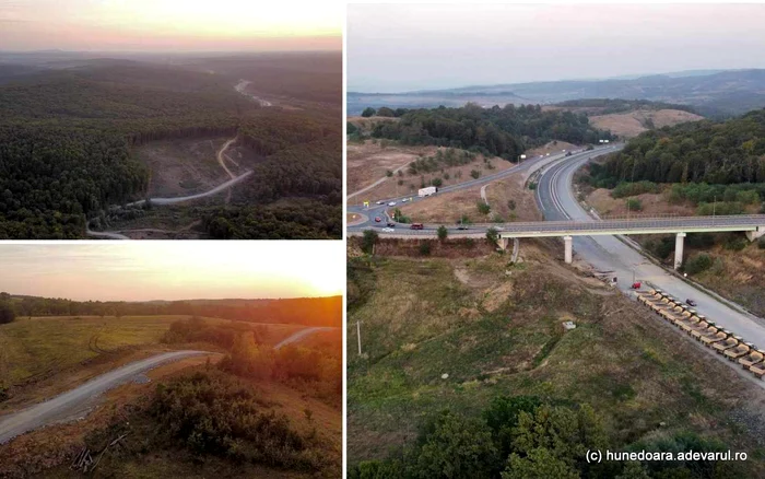 Autostrada cu tuneluri, la Holdea. Foto: Daniel Guță. ADEVĂRUL
