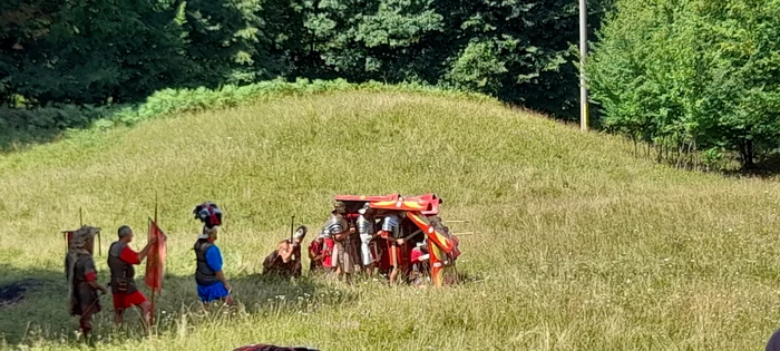 Asalt al legionarilor romani FOTO Facebook