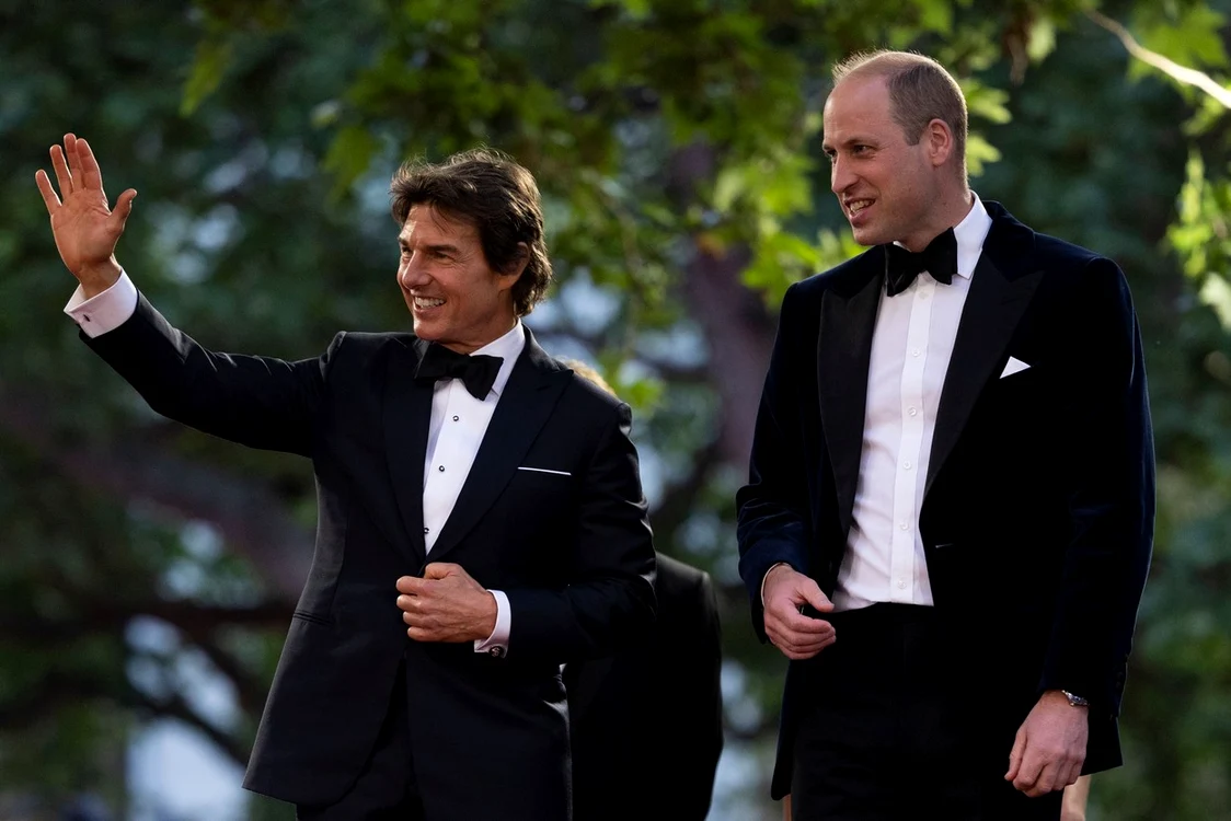 Tom Cruise și Prințul William jpg
