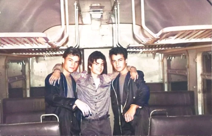 Cei trei membri ai formatiei, in tinereteFOTO: Facebook Laurentiu Duta