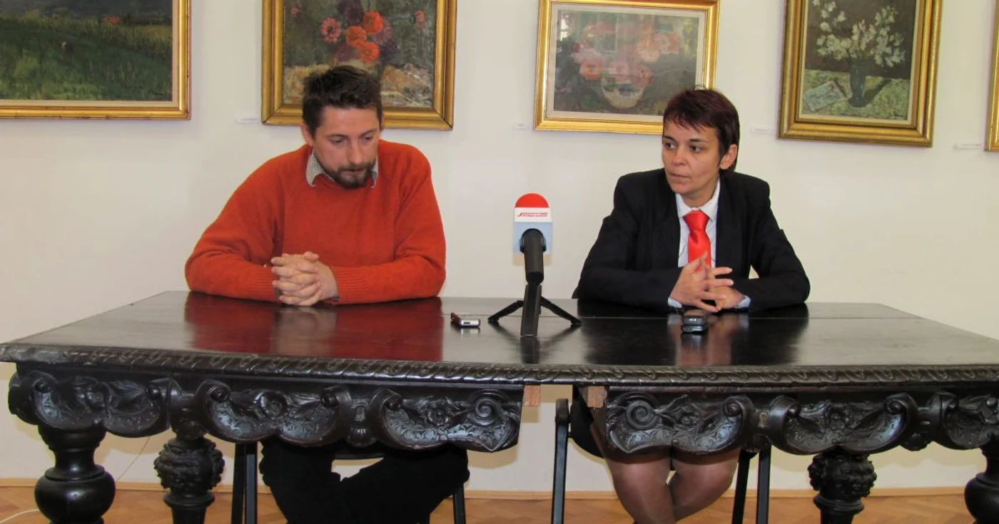 Conducerea Muzeului Judeţean a susţinut vineri o conferinţă de presă (FOTO Olimpia Man)