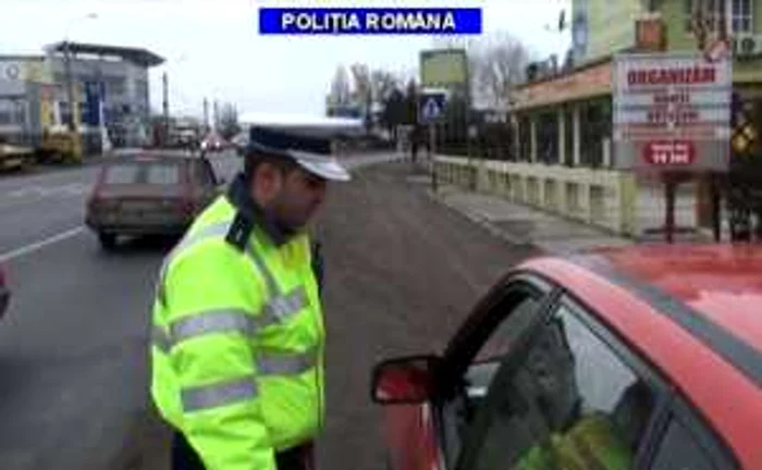 Razia s-a desfăşurat la intrarea în Ploieşti dinspre DN 1B. FOTO captură Poliţia Română