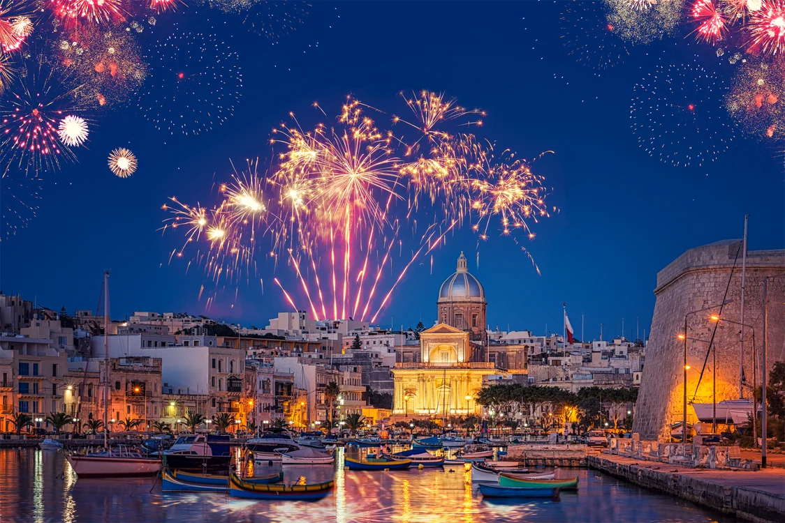 Malta mai este cunoscută și ca „Țara artificiilor”. foto: shutterstock