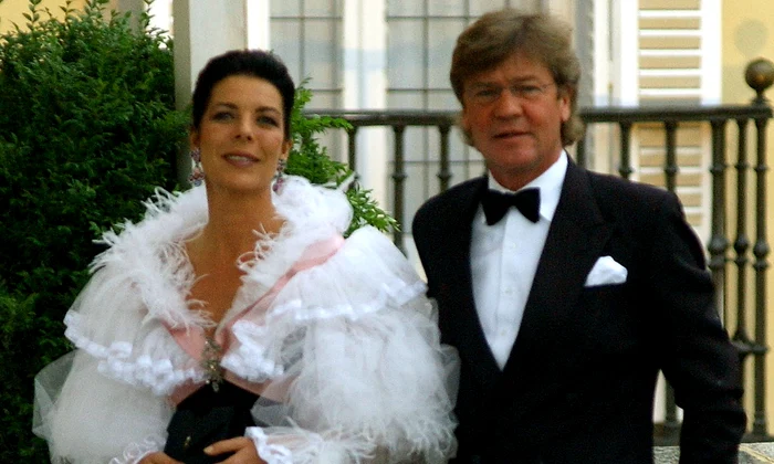 Printul Ernst August de Hanovra si Printesa Caroline de Monaco la nunta lui Felipe cu Letizia, 2004   GettyImages 50883867 jpg