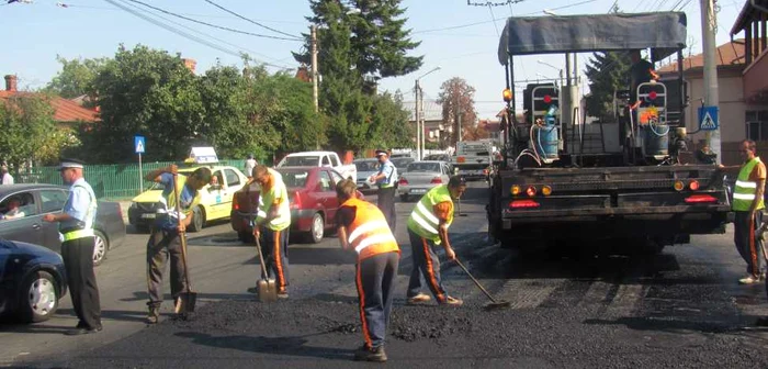 strada Constantin Brâncoveanu este în lucru