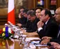 Klaus Iohannis si Francois Hollande FOTO David Muntean