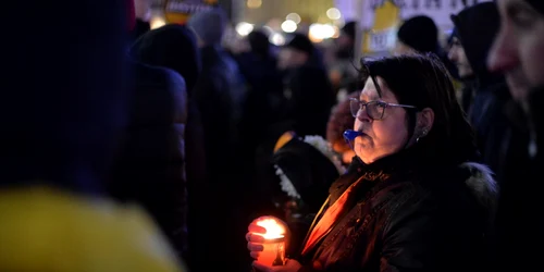 Proteste Piaţa Victoriei / FOTO Mediafax Foto / Alexandru Dobre / 10 dec 2017