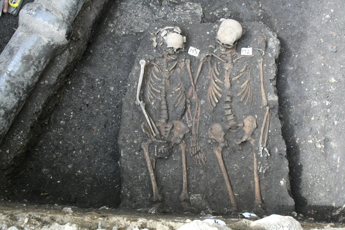 „Romeo şi Julieta de Cluj” au fost descoperiţi întâmplător după circa 600 de ani. FOTO MNIT