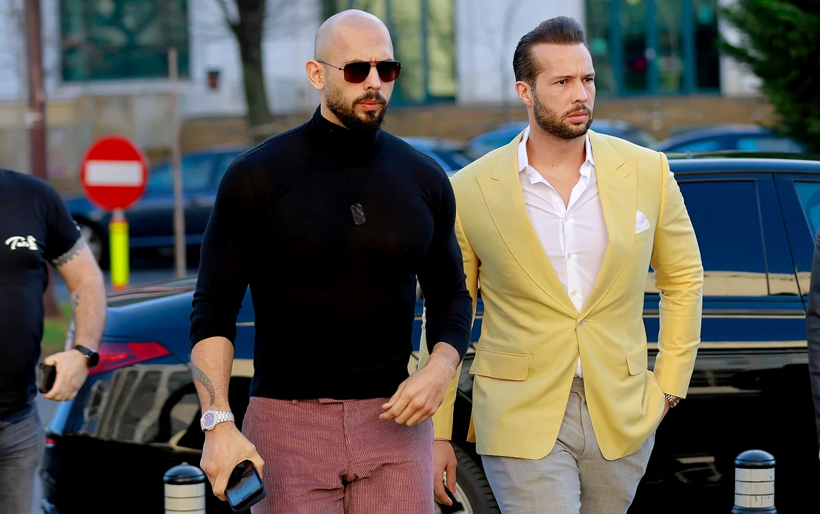 Frații Tate sunt acuzați de mai multe infracțiuni. FOTO: EPA-EFE