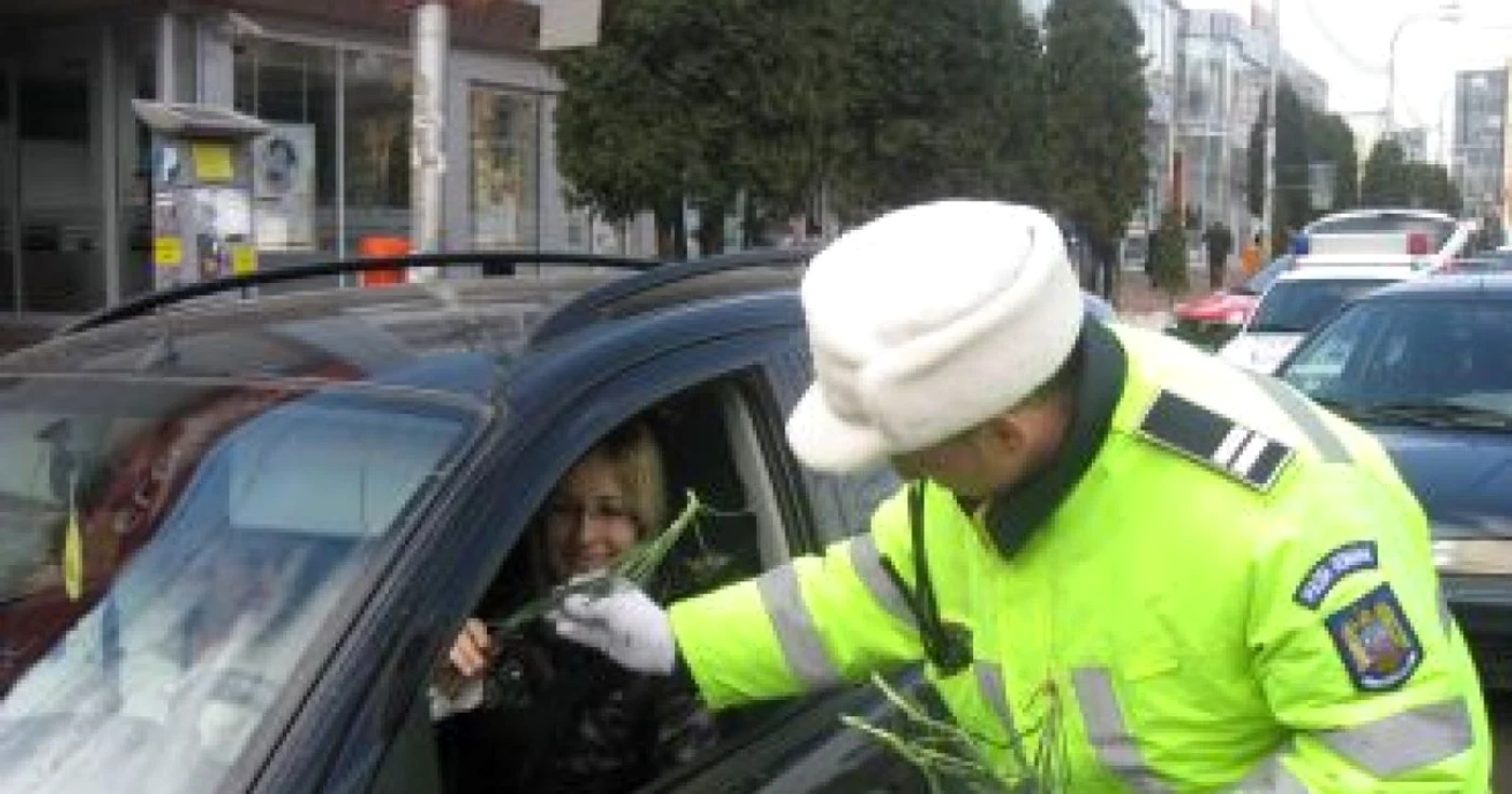 Şoferiţele au răsuflat uşurate după întâlnirea cu poliţiştii