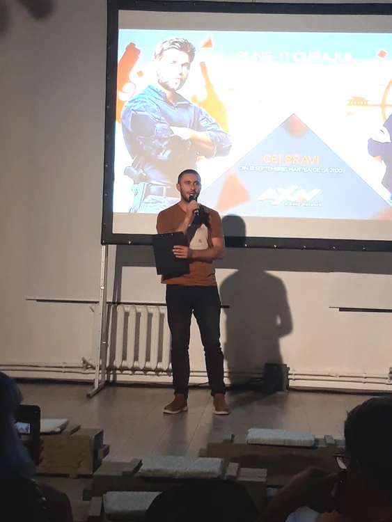 Dragos Bucur, la avanpremiera serialului “Cei bravi”, care va fi difuzat din 18 septembrie, la AXN