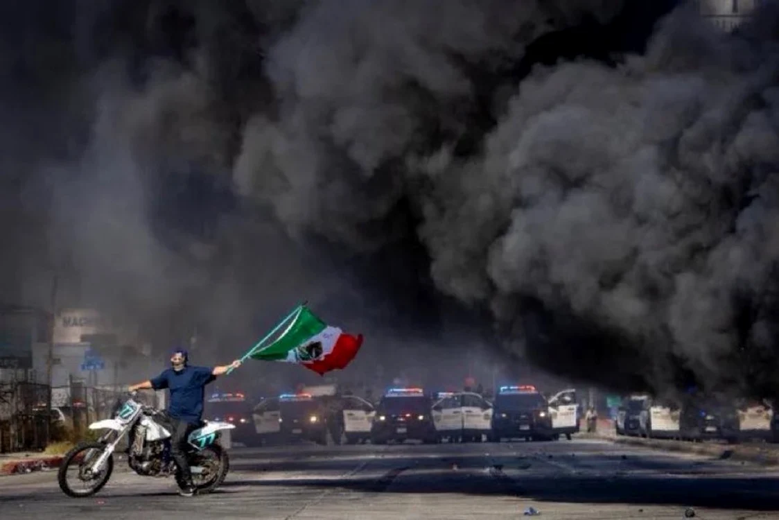 Proteste în Los Angeles Foto: X
