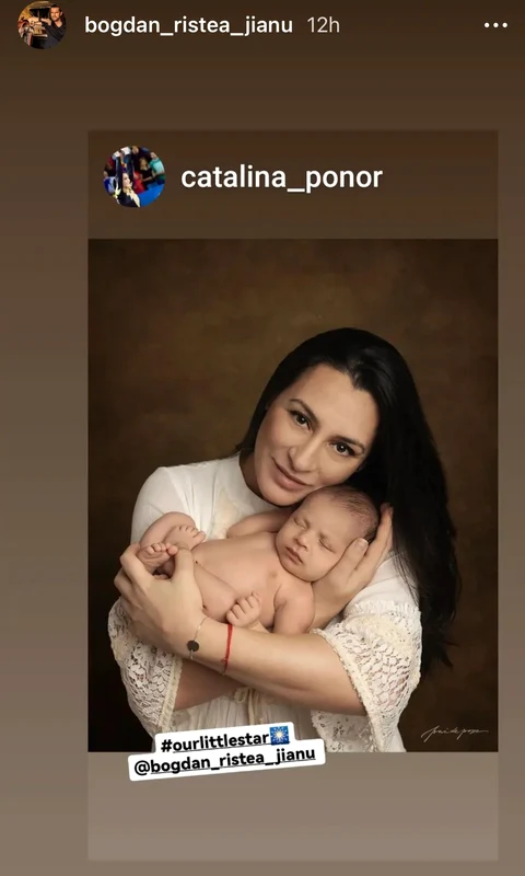 Fosta mare gimnastă a postat ieri o poză cu bebelușul său