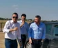 Grindeanu pe șantierul Centurii Timișoara-Sud FOTO Ștefan Both