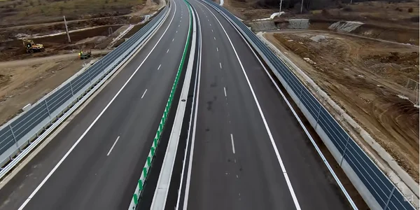 Cele mai recente imagini cu lotul I al Autostrăzii Sibiu Pitești înainte de deschidere Sursă YouTube Radu Ignat jpg