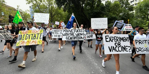 protest melbourne antivaccinare australia foto epa efe