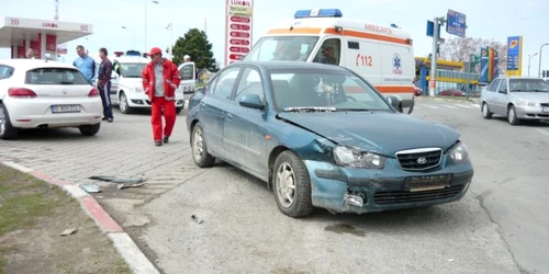 Accident la ieşirea din oraş