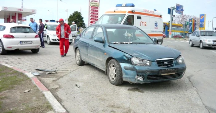 Accident la ieşirea din oraş