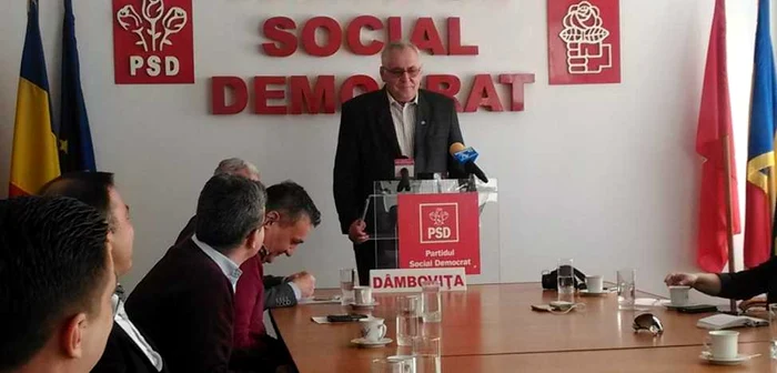 Primarul comunei Vulcana Băi, Emil Drăghici FOTO Ionuţ Dima