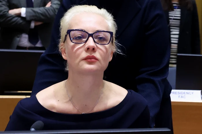  Iulia Navalnaia participă la reuniunea miniștrilor de externe de la Bruxelles FOTO EPA-EFE