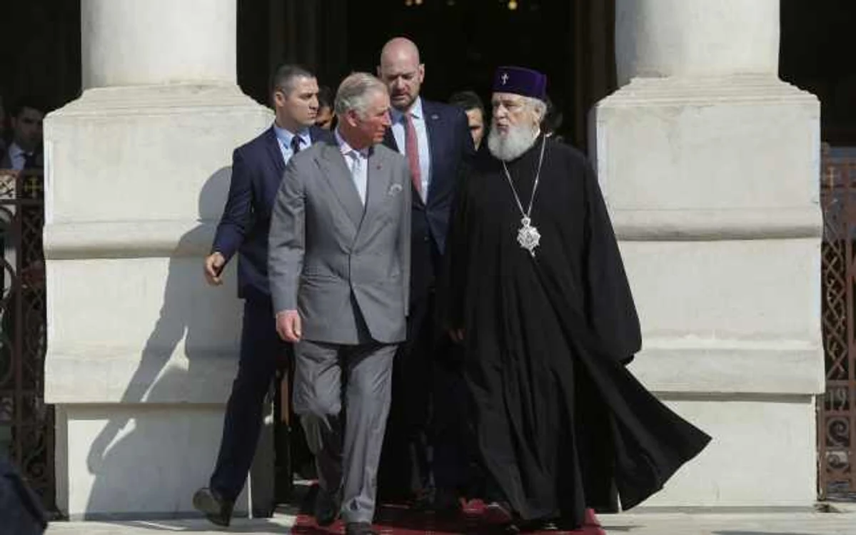 Prinţul Charles la Patriarhie  FOTO Inquam Photos / Octav Ganea