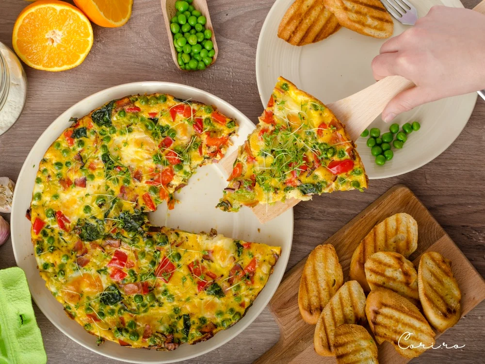 Frittata la cuptor cu legumeFOTO: Facebook/ Cori Gramescu