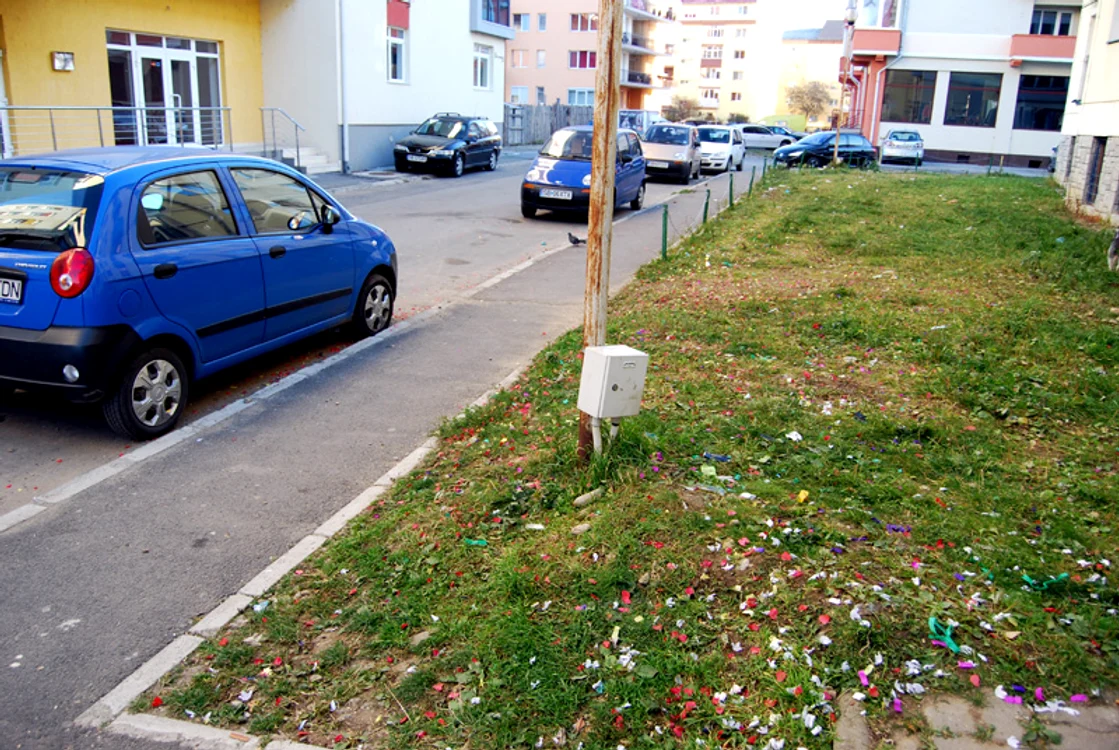 Romii au ştiut doar să chefuiască, nu să facă şi curăţenie (Foto: Brylu.ro)