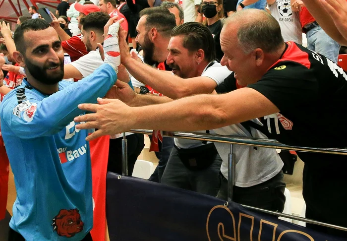 Saeid Heidarirad a avut numeroase parade salvatoare în poarta lui Dinamo (Foto: CS Dinamo)