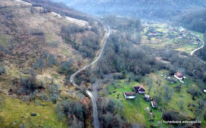 Locul unde s-a produs alunecarea de teren din 1997. Foto: Daniel Guță