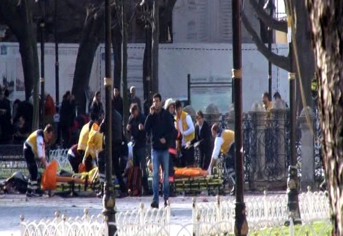 RĂniții au fost transportați la spitalele din zonă