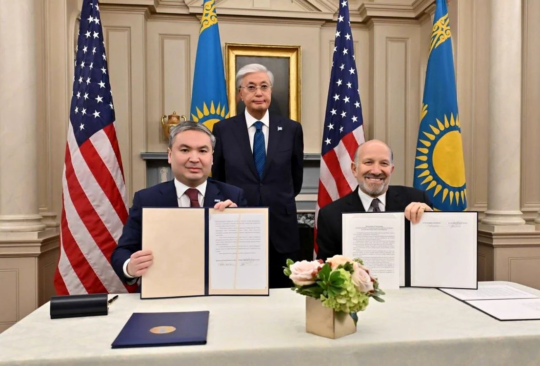  Acord SUA-Kazahstan, semnat sub ochii președintelui kazah Kassîm-Jomart Tokaiev/FOTO:X