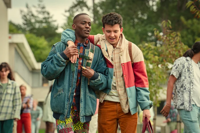 Ncuti Gatwa și Asa Butterflied. FOTO: Netflix