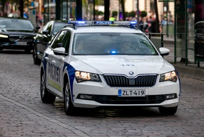 Mașină de Poliție în Finlanda FOTO Shutterstock 
