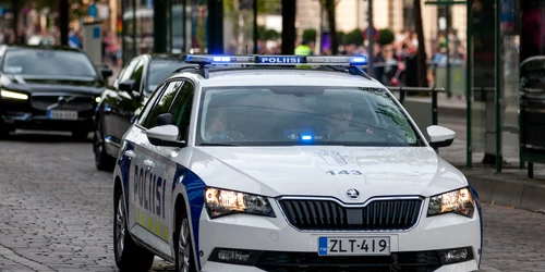Mașină de Poliție în Finlanda FOTO Shutterstock