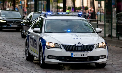 Mașină de Poliție în Finlanda FOTO Shutterstock 