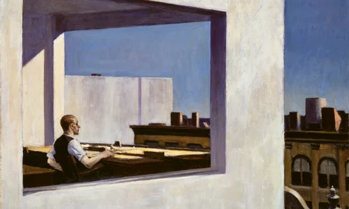 p 20 Edward Hopper, Office in a Small City jpg