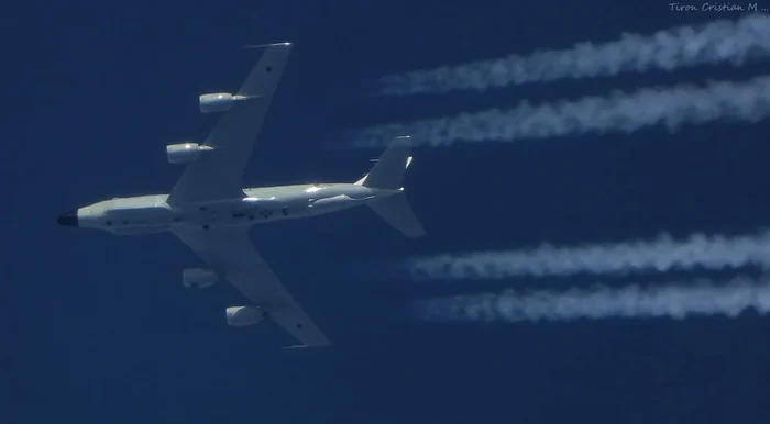 Boeing RC-135W FOTO: facebook Tiron Cristian M.