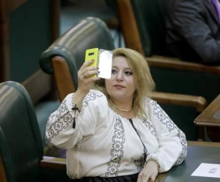 Diana Șoșoacă este senator al partidului AUR