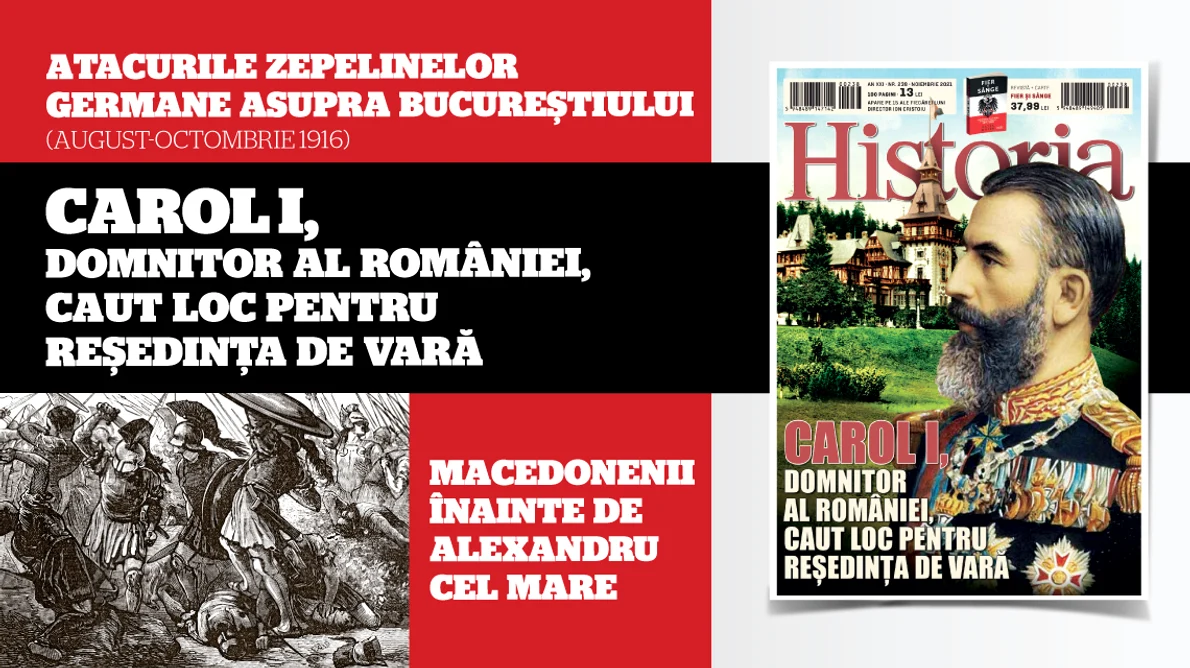 Românii care au ratat şansa de a fi vecini cu Carol I, în Historia de noiembrie png