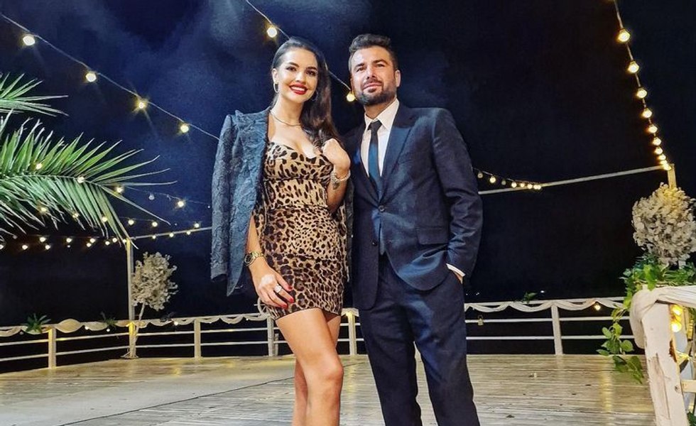 Adrian Mutu și soția sa, Sandra, în centrul atenției la nunta surorii fostului fotbalist