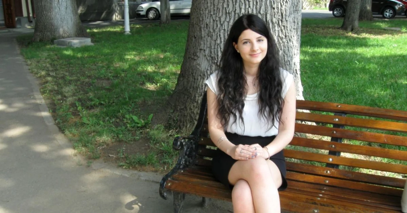 Andreea a făcut muncă de voluntariat la un cămin de bătrâni şi la o fundaţie pentru copii Foto: Valentin Trufaşu