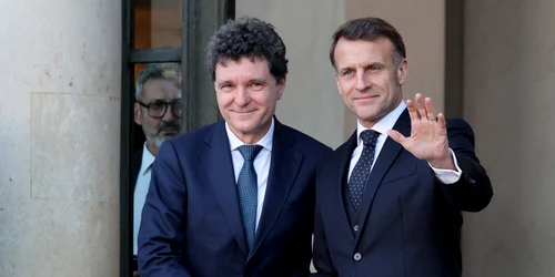 Nicușor Dan, primit de Emmanuel Macron la Palatul Elysee FOTO AFP