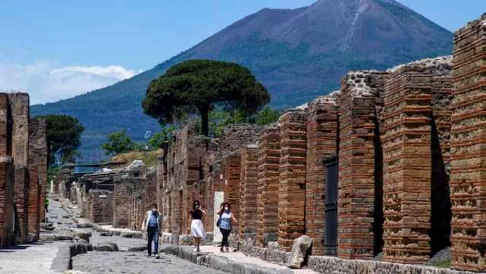 Situl turistic Pompeii FOTO The Guradian