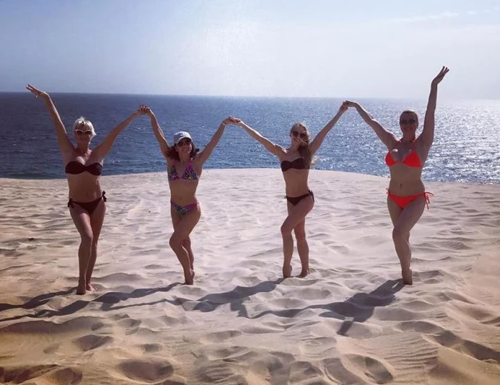 Gesturile si postura căpătate în viața de gimnastă nu se schimbă niciodată