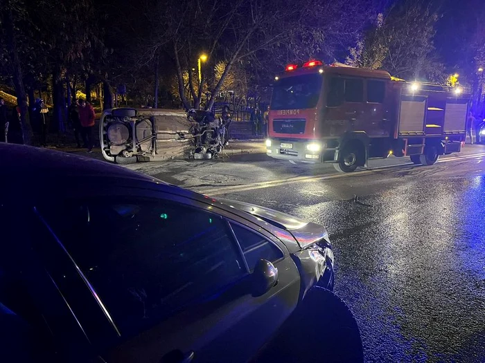 Pietonul accidentat a decedat în urma traumatismelor suferite FOTO Poliția Română