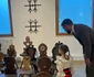 Nicolae al României și fiica sa, Alexandra, la Muzeul Țăranului Român