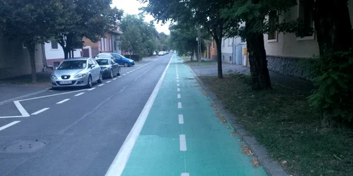 Pista pentru biciclişti în Timişoara