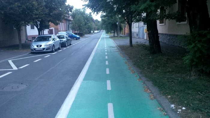 Pista pentru biciclişti în Timişoara