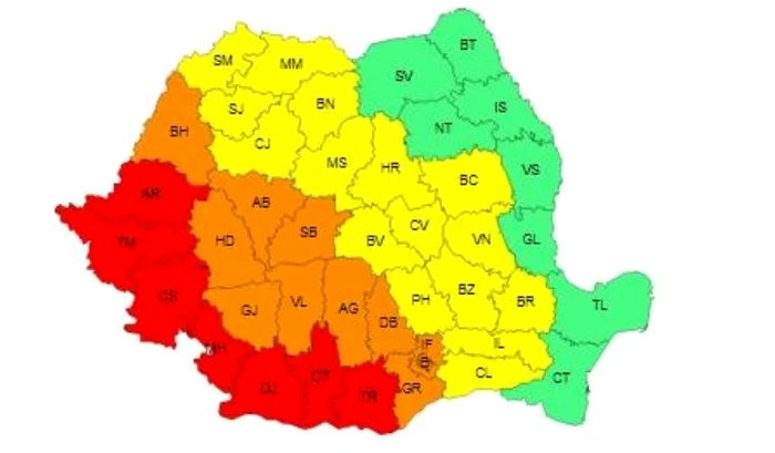 Sursă foto: ANM